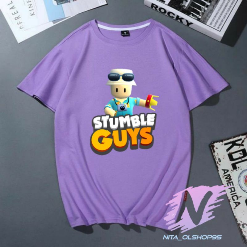 kaos stumble guys kaos anak stumble guys