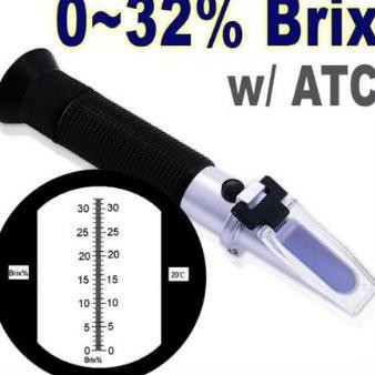 

BEST SELLER! REFRACTOMETER BRIX 0-32% UKUR KADAR GULA BIR WINE REFRAKTOMETER MANIS MURAH