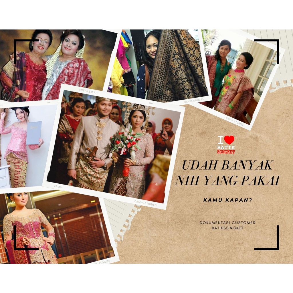 RB RENDA RUMBAI BORDIR SONGKET PALEMBANG TENUN BATAK ULOS SUMATRA MEDAN