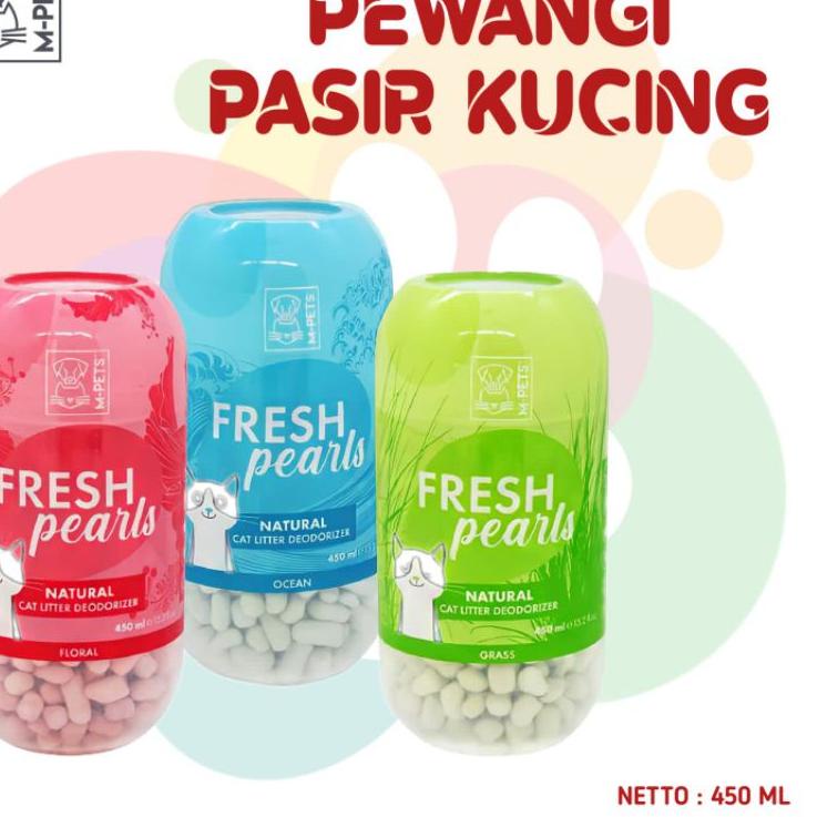 Jual Harga Favorit M Pets Fresh Pearl Natural Cat Litter Deodorizer 450ml Pewangi Pasir Indonesia Shopee Indonesia