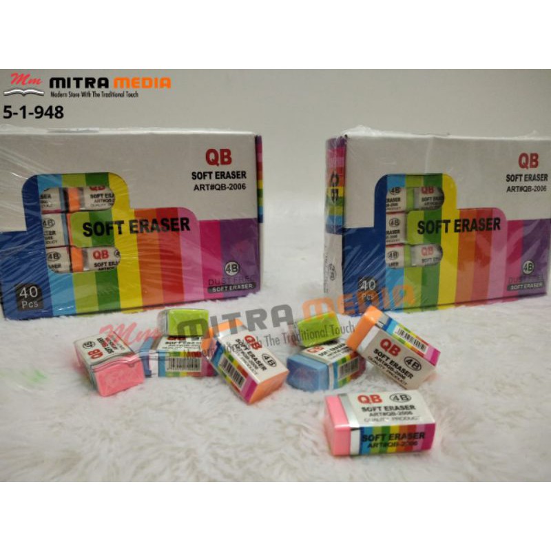 

ERASER / PENGHAPUS PENSIL KECIL WARNA PAK ISI 40 PCS MURAH