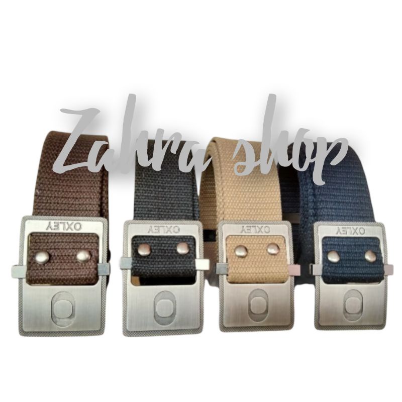 ZR-IKAT PINGGANG GESPER SABUK BELT PRIA WANITA KANVAS TACTICAL OXLEY