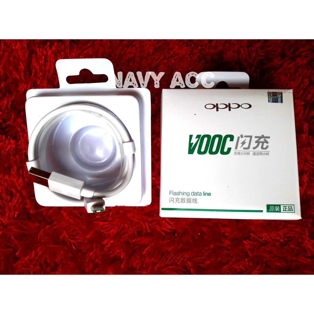 Kabel Data Oppo VOOC Fast Charging - Kabel Original Oppo F1 Plus