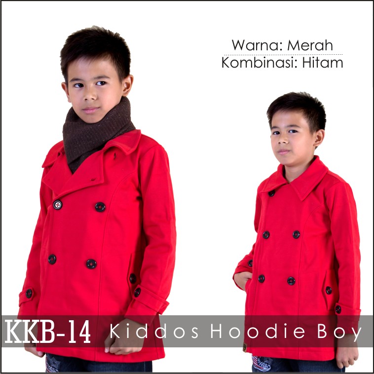 Jaket Anak Laki / Pria Korea Muslimah Hoodie Blazer Ribbon Terbaru Terlaris Korean KKB-14