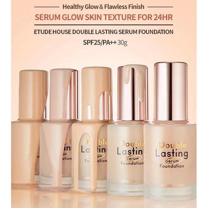 Jual Etude House Double Lasting Serum Foundation SPF25 PA++ 30ml