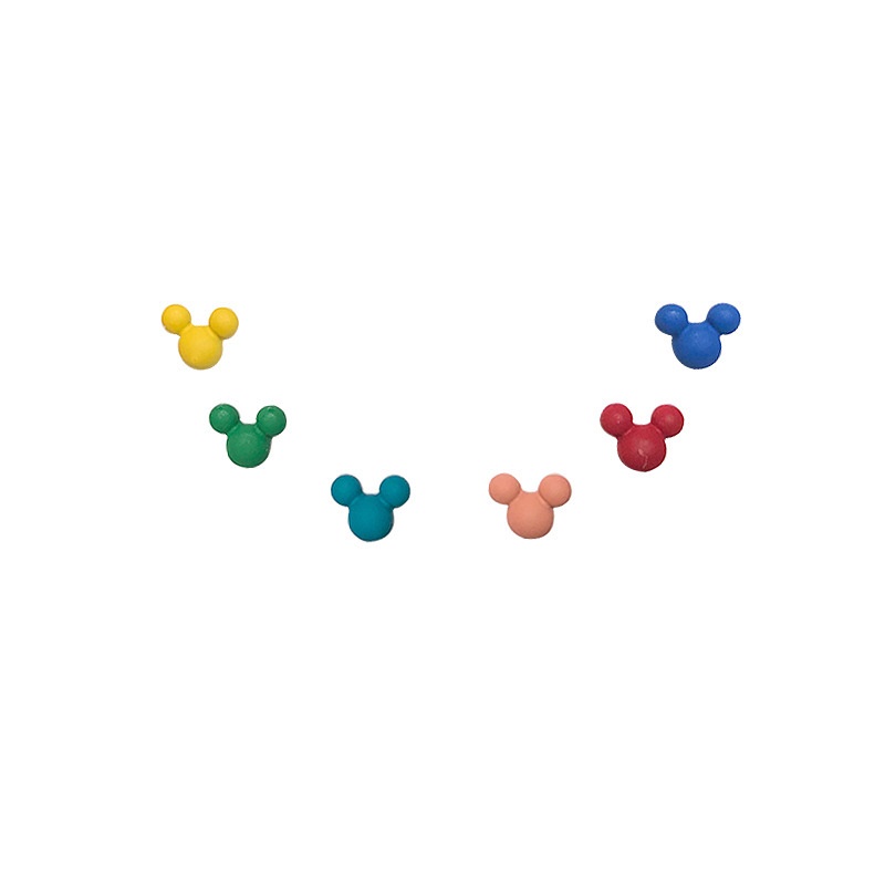 6pcs Anting Tusuk Motif Bunga Kecil Lucu Simple Untuk Wanita