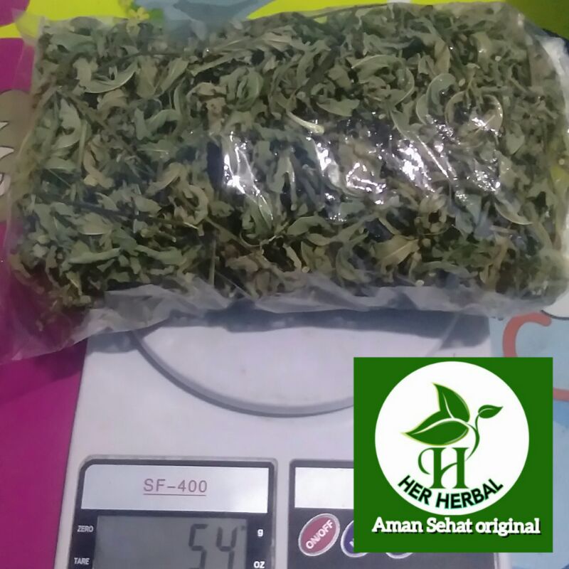 

Teh daun sidaguri kering per bungkus siap pakai