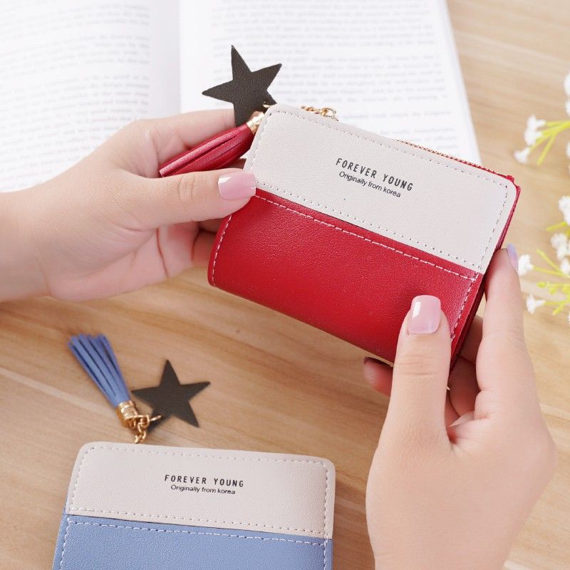 Medan Termurah KD27 Korean style dompet  resleting import dompet wanita lipat cantik