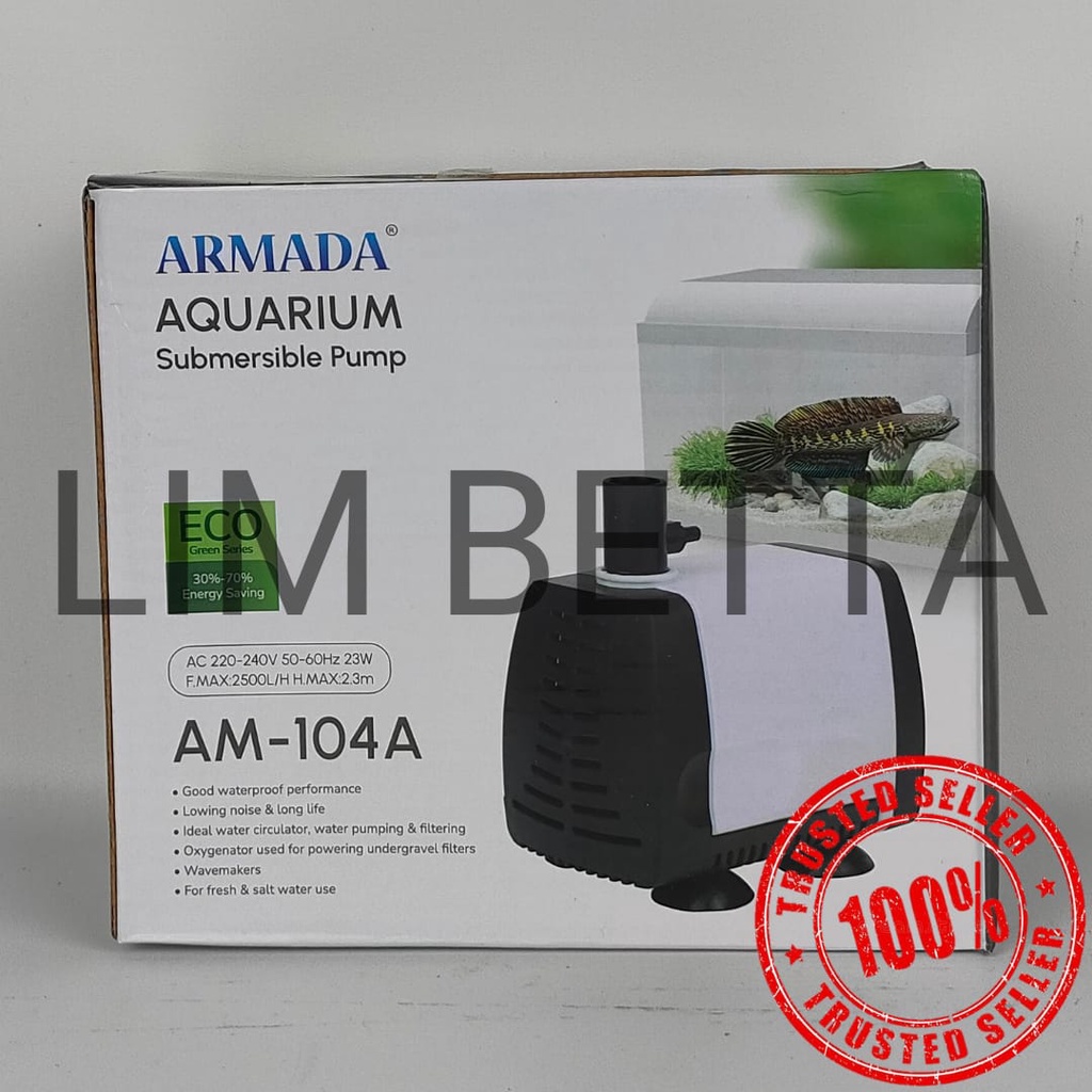 POMPA AQUARIUM ARMADA AM-104 A / POWER HEAD 104 LOW WATT TERMURAH