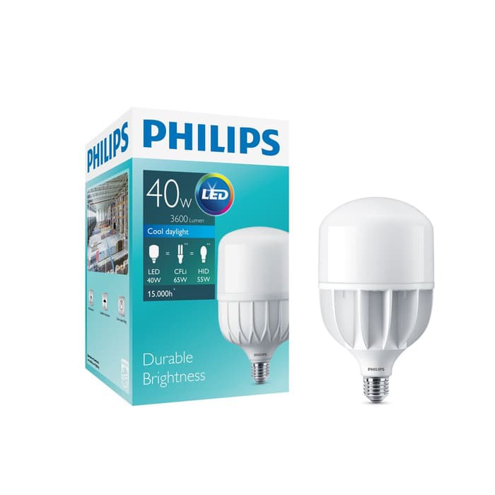 Lampu LED Bulb Philips TrueForce Core 40W 40 Watt 40Watt Putih jumbo kapsul E27 Super terang