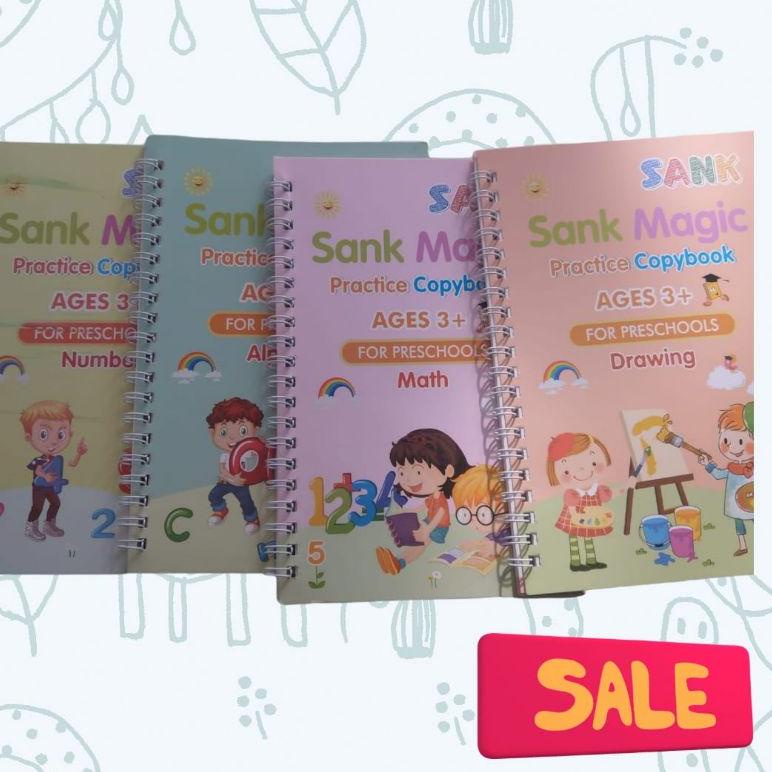 

ㅉ Isi 4 buku + 1 pulpen + 5 refill - 4 Book/Set Calligraphy Copybook Sank Magic Practice Kid'sEarly Learning Writing Lettering Practice Book HARGA TERMURAH 3986 ❁