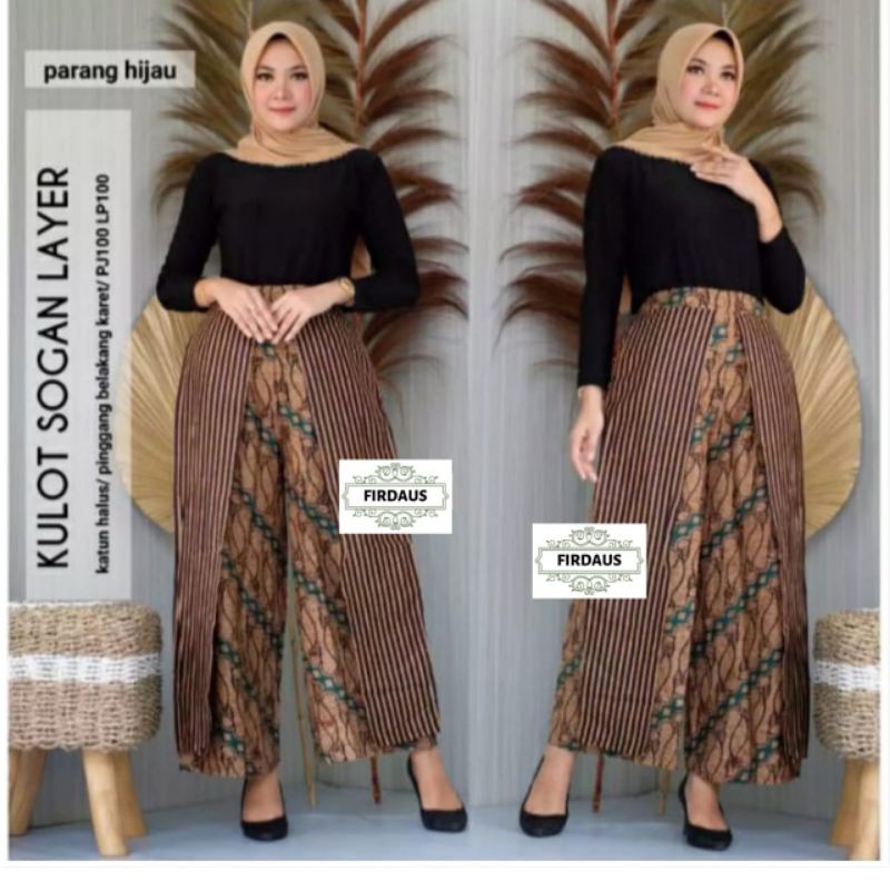 Kulot Sogan Layer Batik