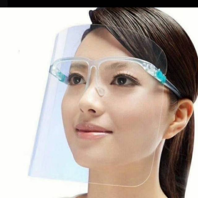 FACE SHIELD KACAMATA, FACE SHIELD NAGITA, FACE SHIELD KACAMATA WARNA