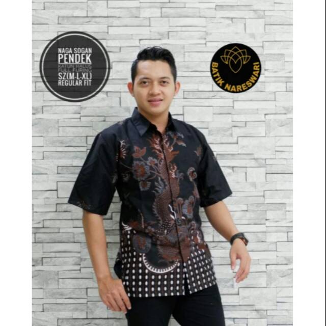 Naga prabu lawasan kemeja batik modern