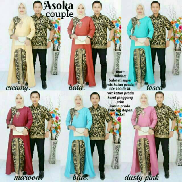 Sarimbit batik Couple Asoka Couple Ariyana eklusive Couple savira