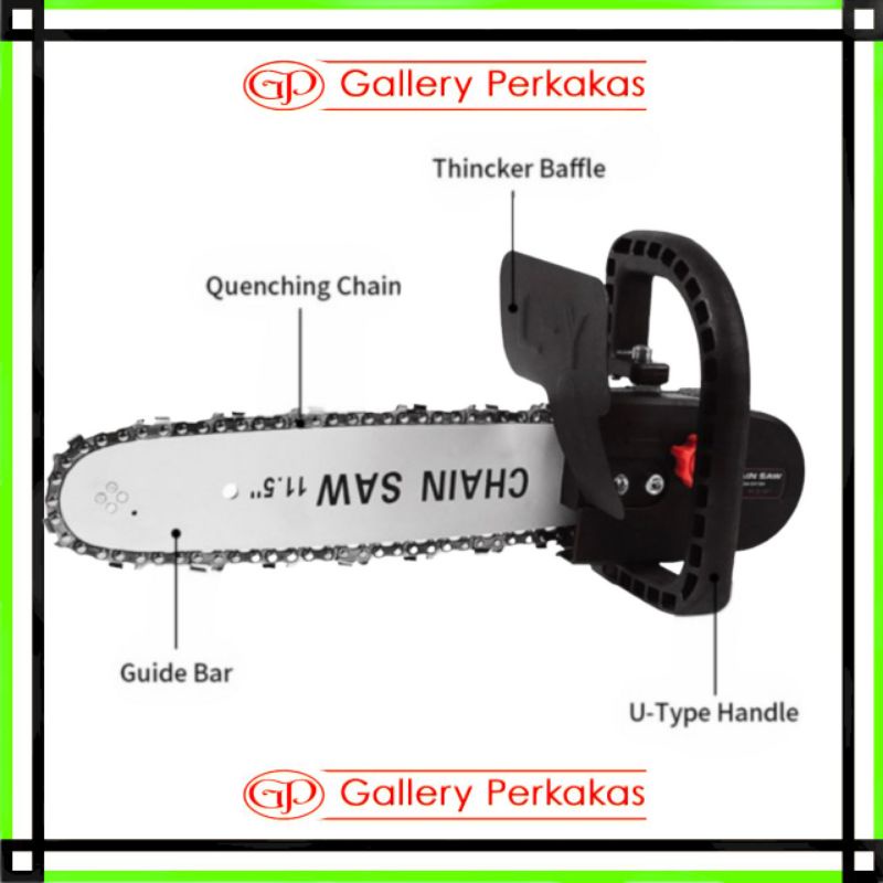 Chainsaw gergaji konverter gerinda chainsaw adaptor