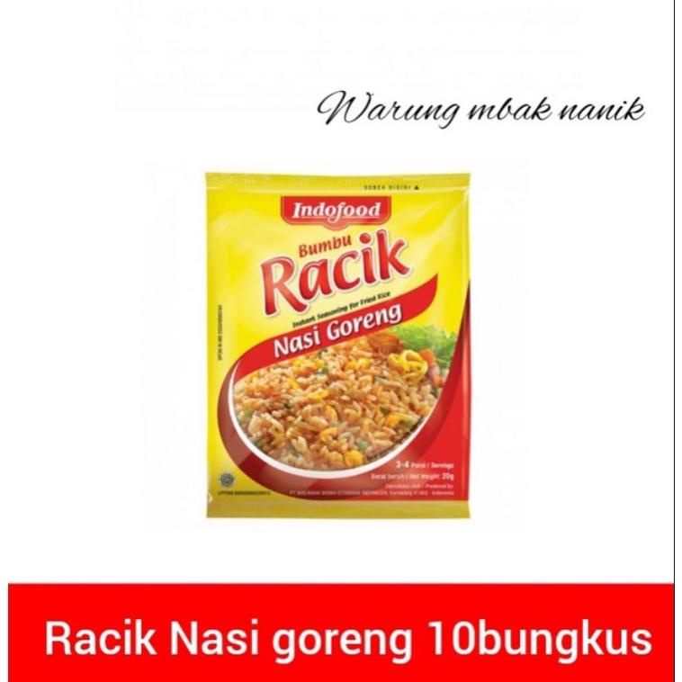 

Indofood Bumbu Racik nasi goreng isi 10 bungkus