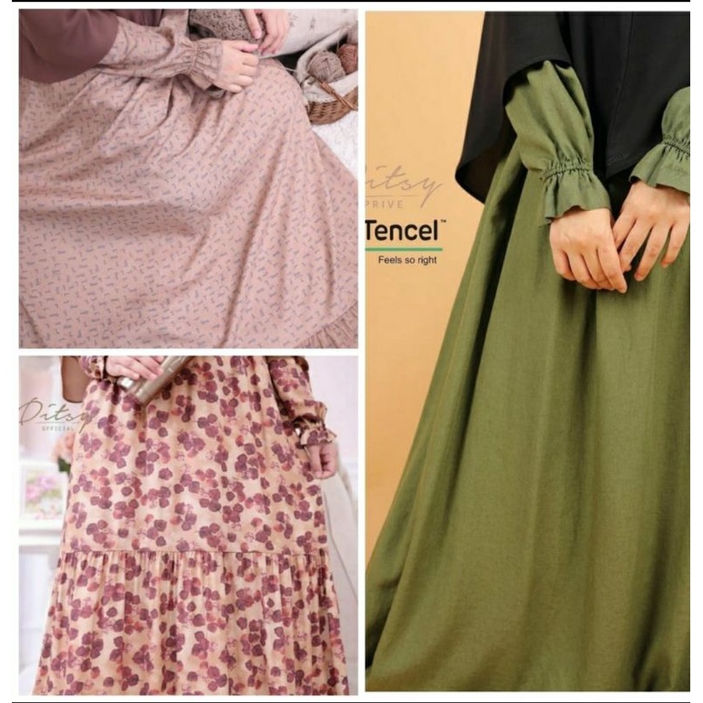 Ditsy Februari (Lilura Olive M, Runa Mocca M) || Autumn Caramel S November