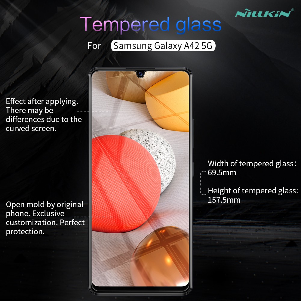 Tempered Glass SAMSUNG Galaxy A42 5G Nillkin Amazing H+ Pro Anti Gores