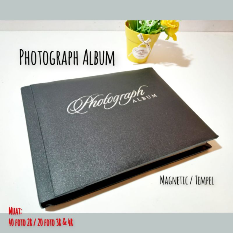 [Best Quality] Album Foto Polaroid Mini Buku Album Perekat Magnetic Blacksheet