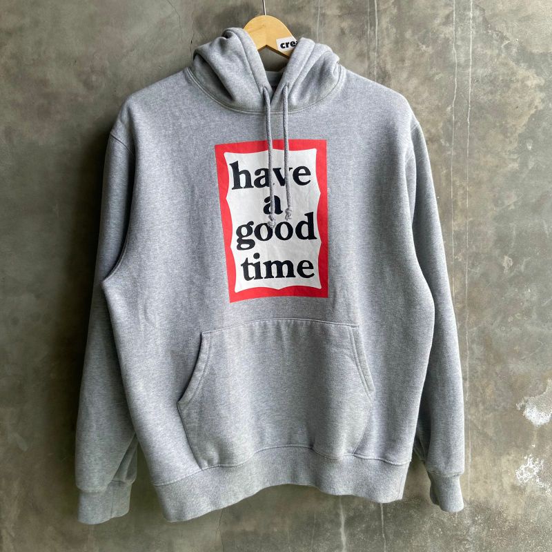 Hoodie Hagt abu red frame