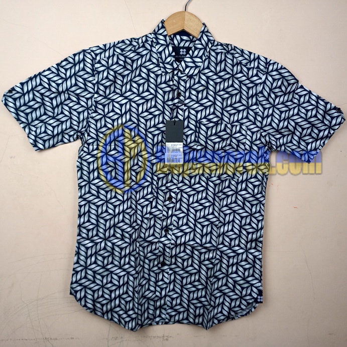 Salt N Pepper kemeja lengan pendek original NAVY BAGAL BONTANG 2