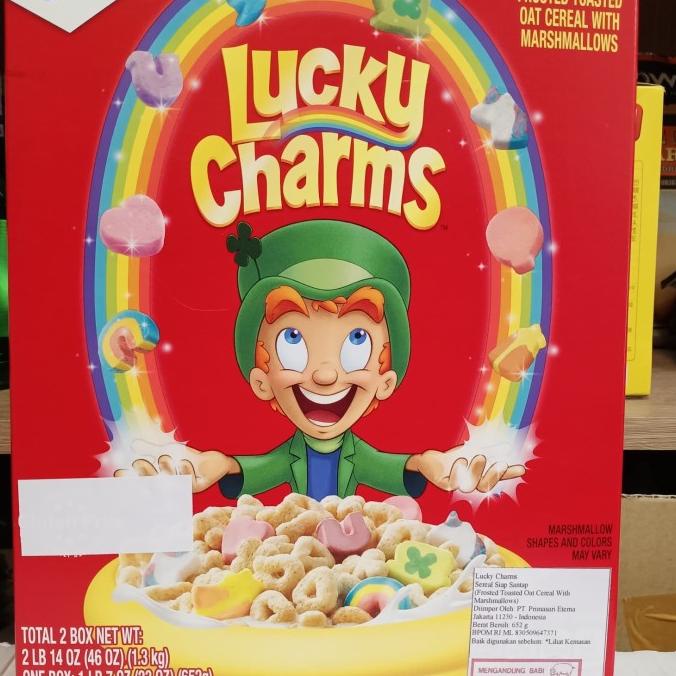 

Lucky Charm RED cereal USA family size 23 oz 650 gram