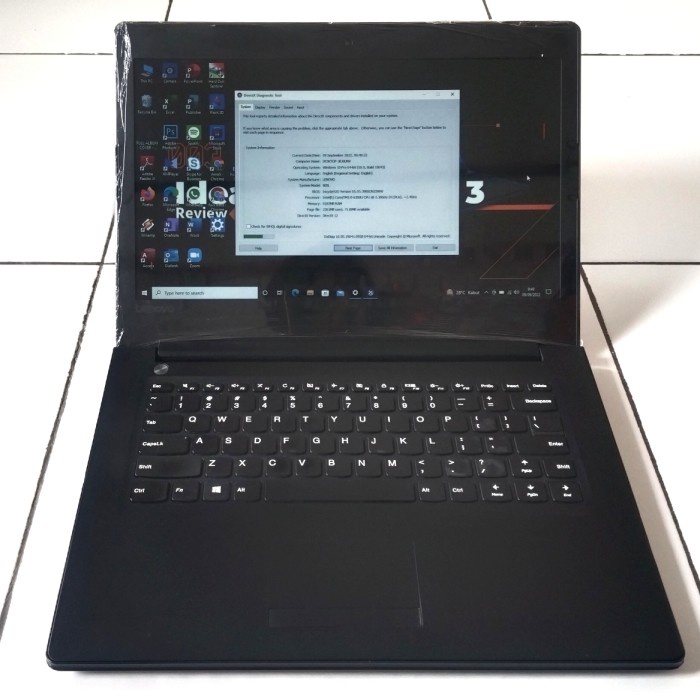 Laptop Lenovo Ideapad 310 Ram 8gb SSD 250gb I5 Gen6 Second