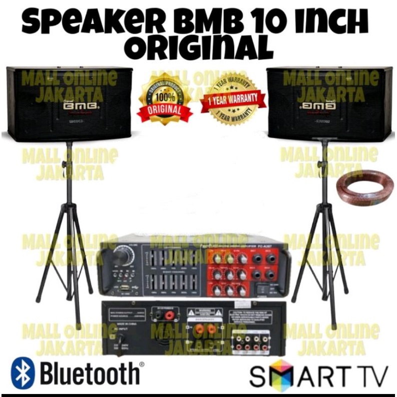 Paket karaoke set bmb 10 inch Original Sound system