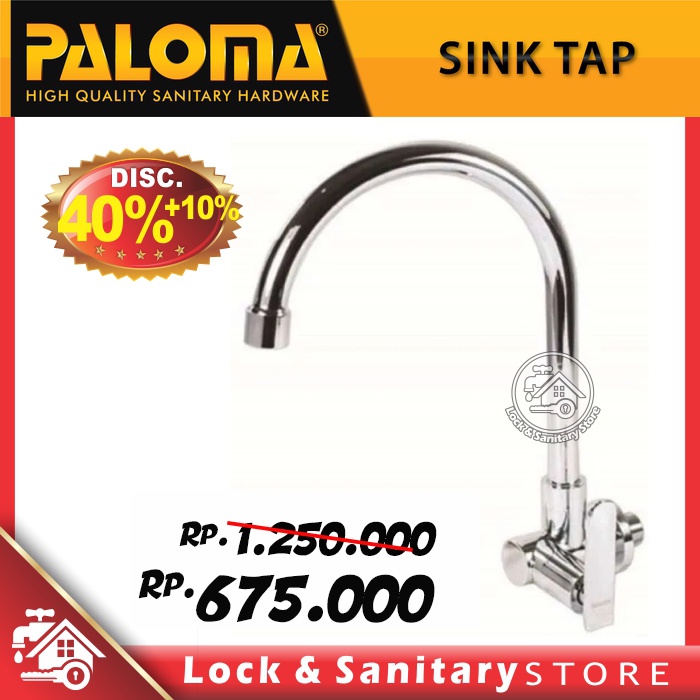 Kran Sink PALOMA FCP 1663 Kran Wastafel Dapur Kran Sink Tembok