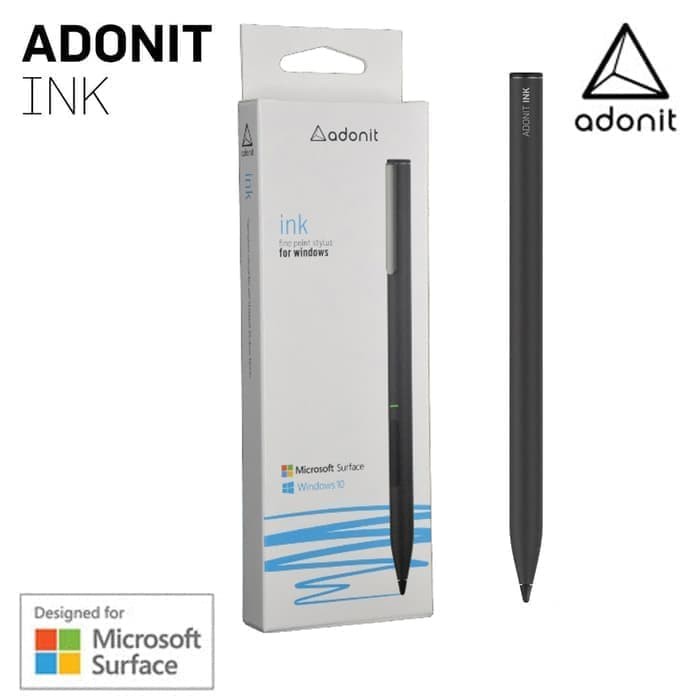 TABLET BARU Adonit INK Fine Point Stylus for Windows Powered Tablet Original Limited