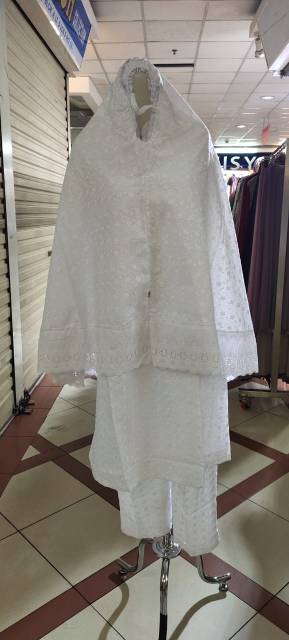 Baju ihrom wanita satu set (komplit) khusus jumbo ks 09