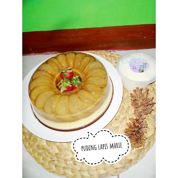 

puding lapis marie