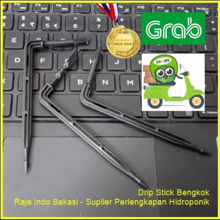 Drip Stik Bengkok Drip L El Stick Dripper Bend Arrow Irigasi Tetes