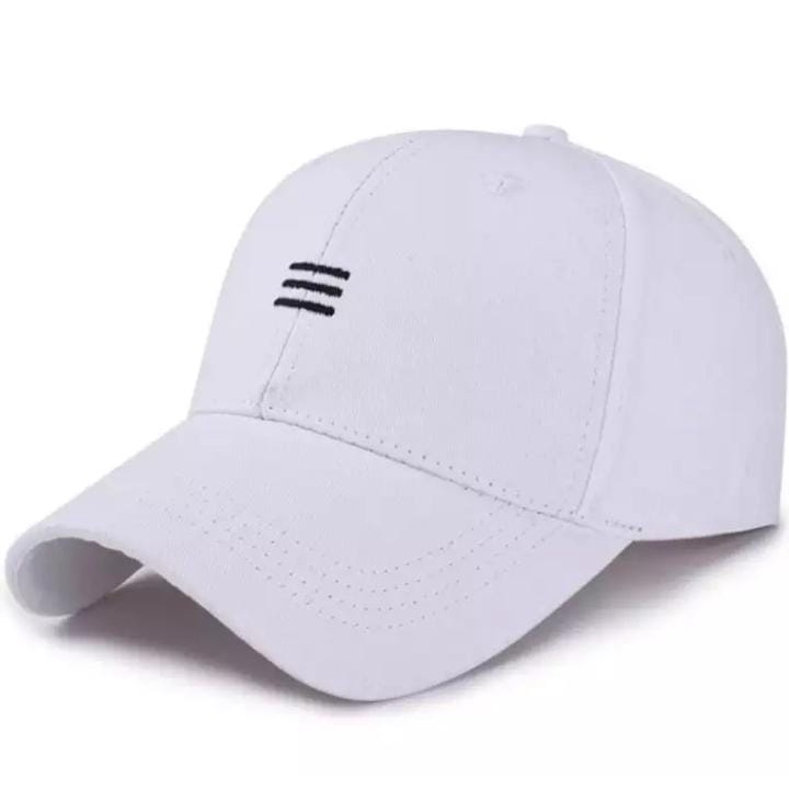 Topi Baseball Garis 3 Tiga Model Koren - Topi Pira dan wanita Disto Model Terbaru