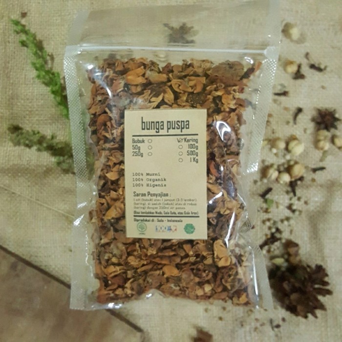 

BUNGA PUSPA / ASOKA 1 KG - Saraca Asoca - MURNI