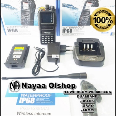 HT WEIRCOM WR 88 PLUS WR88PLUS WR 88 ORIGINAL GARANSI RESMI BLACK