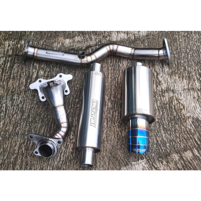 Full set alpino for brio downpipe fronpipe resonator alpino s03 burntip