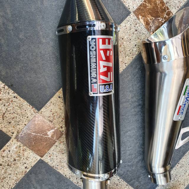 Knalpot model Yoshimura Usa Silencer Only