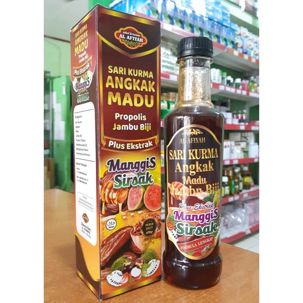 

Sari kurma madu angkak plus propolis alafiyah