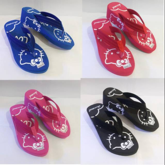 SANDAL WEDGES HELLOKITY TALI SIMPUL