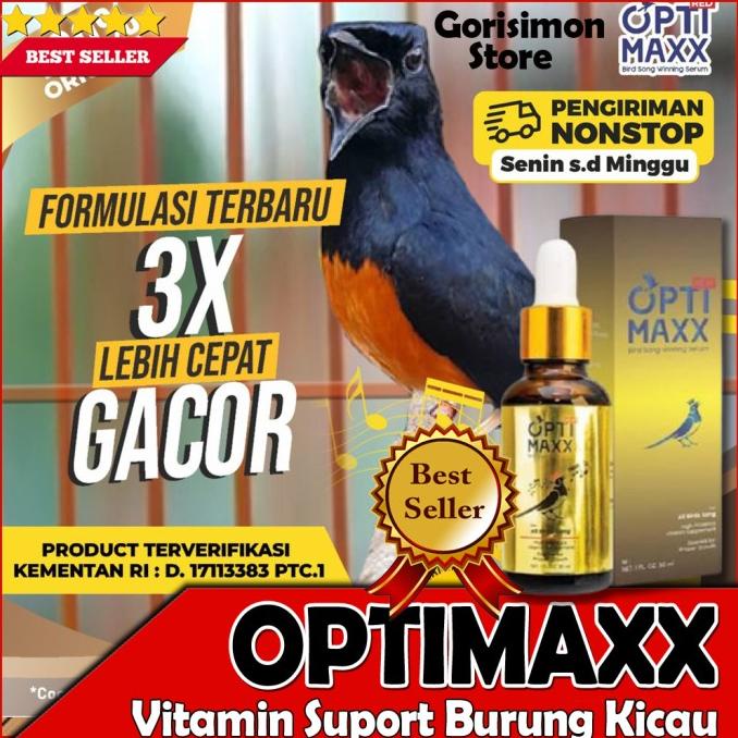 OPTIMAXX Vitamin Burung Asli Original Suplemen Burung Kicau Optimaxx