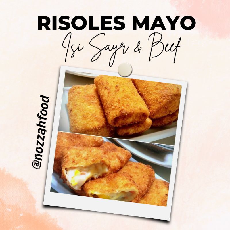

FROZEN RISOLES MAYO (ISI SAYUR DAN BEEF) / PREMIUM TANPA BAHAN PENGAWET