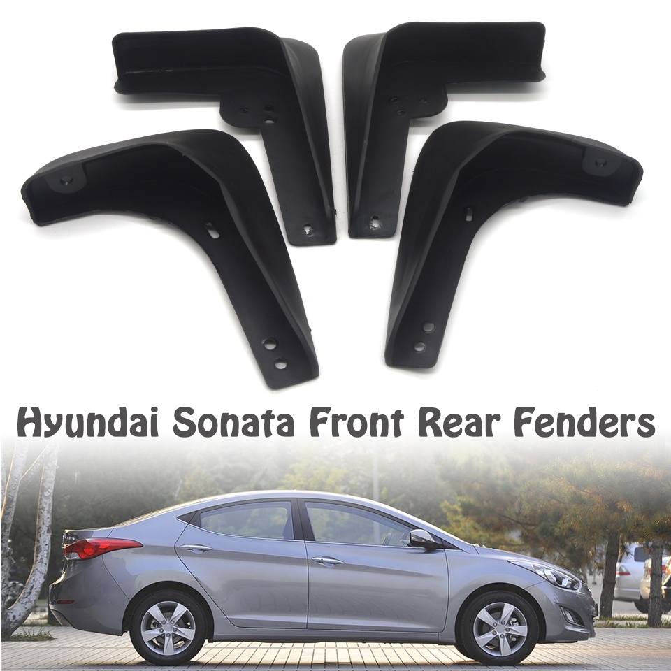 1 Set Mud Flap Pelindung Splash Untuk Fender Mobil Hyundai Sonata 2011 2012 2013 2014