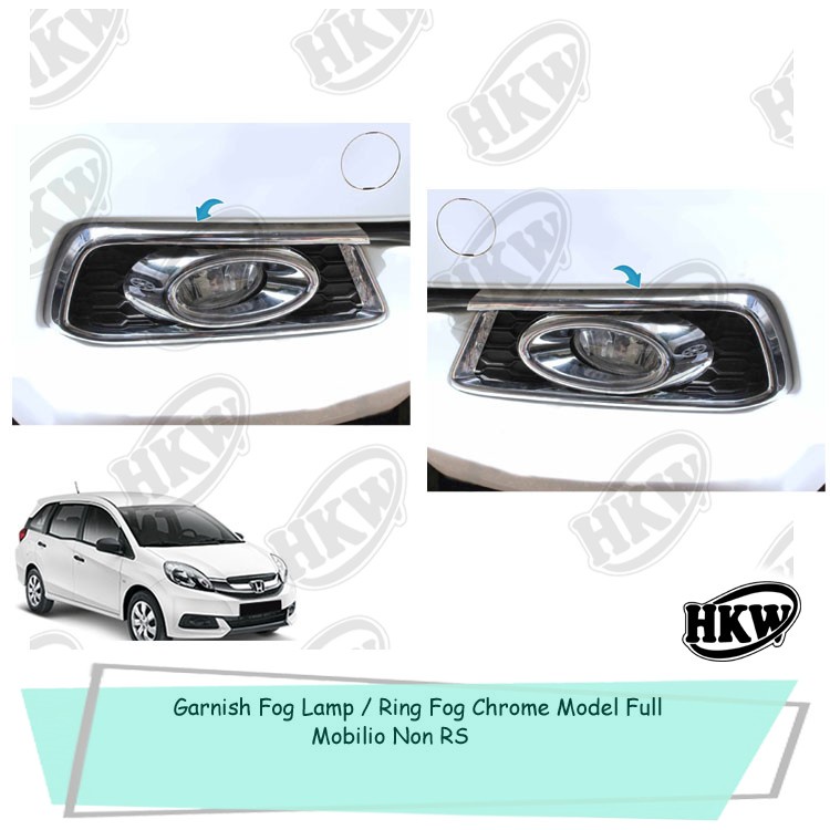 Garnish Fog Lamp Cover Ring Fog Lamp Full Chrome Mobil Mobilio Non Rs