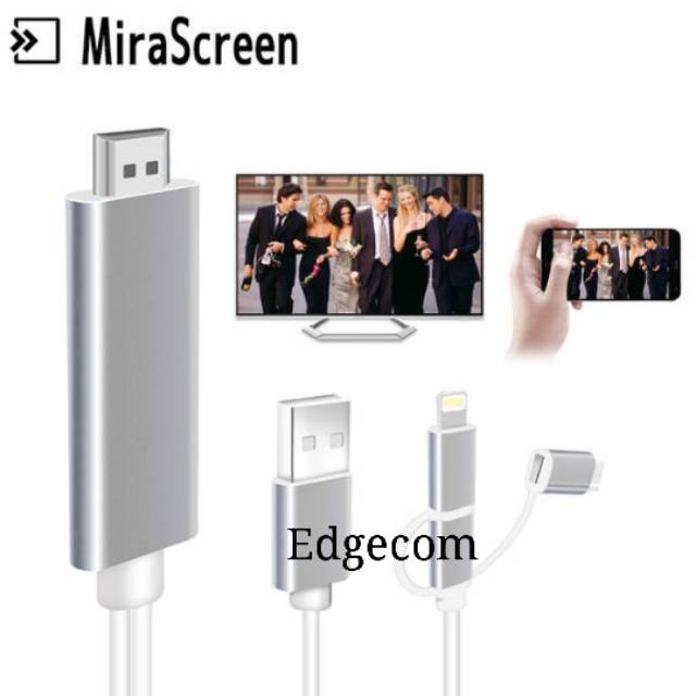 Mirascreen 3in1 to HDMI Support Bluetooth Audio