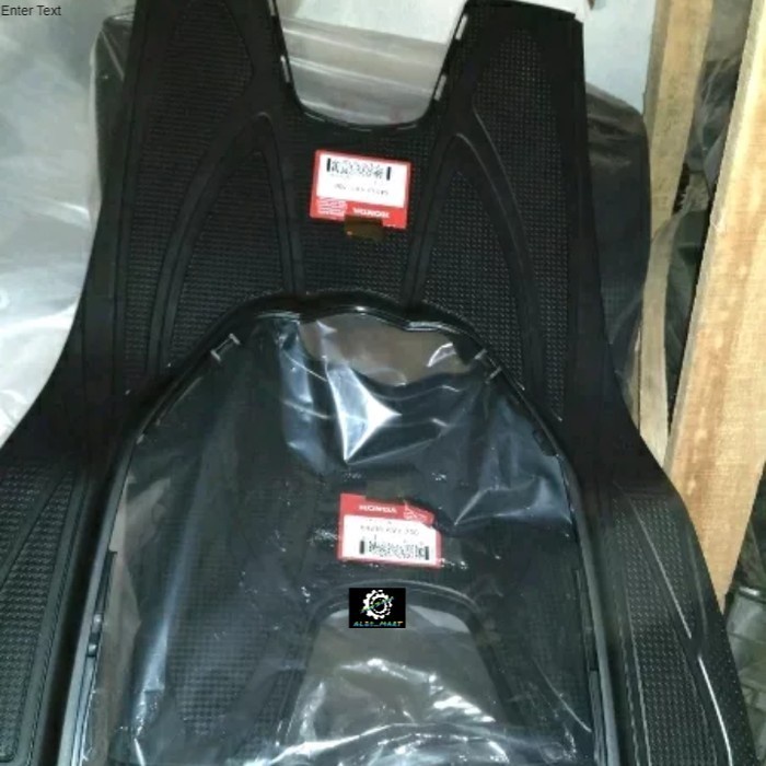 bordes atas bawah pijakan kaki beat karbu