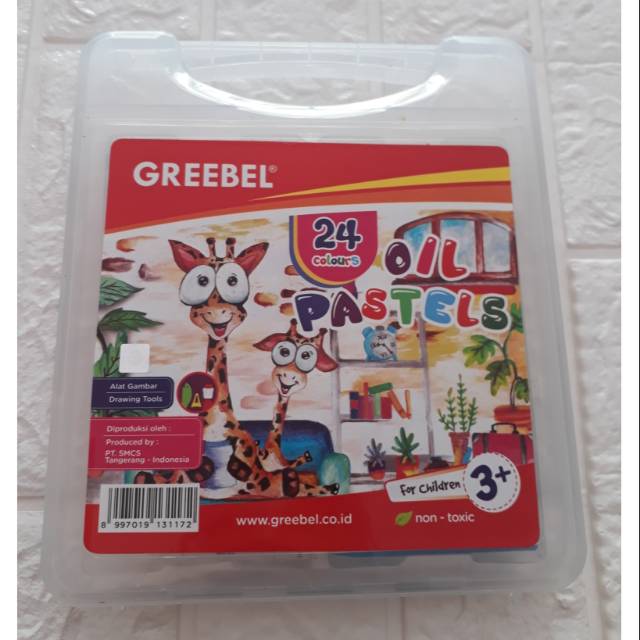 Crayon greebel 24/crayon greebel/crayon anak/crayon anak non toxic