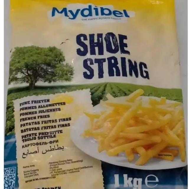 

Potato Fries Mydibel/Kentang Goreng 1 kg