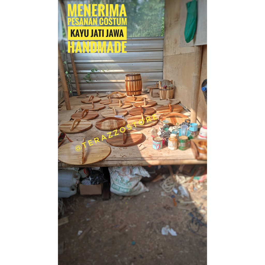 Bathtub Kayu Jati Jawa Costum P150cm FREE ONGKIR